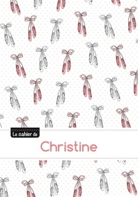  XXX - Le cahier de Christine - Blanc, 96p, A5 - Ballerine.