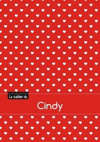  XXX - Le cahier de Cindy - Petits carreaux, 96p, A5 - Petits c urs.