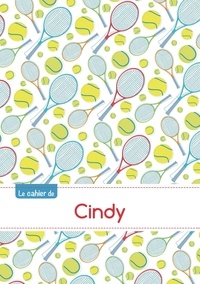  XXX - Le cahier de Cindy - Petits carreaux, 96p, A5 - Tennis.