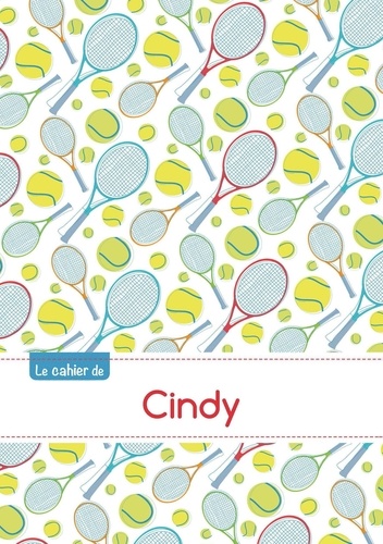  XXX - Le cahier de Cindy - Séyès, 96p, A5 - Tennis.