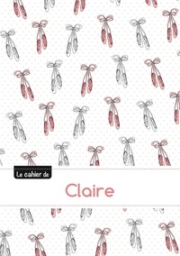 XXX - Le cahier de Claire - Blanc, 96p, A5 - Ballerine.