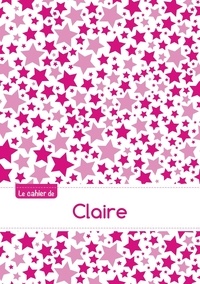  XXX - Le cahier de Claire - Blanc, 96p, A5 - Constellation Rose.