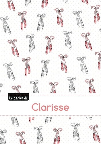 XXX - Le cahier de Clarisse - Blanc, 96p, A5 - Ballerine.