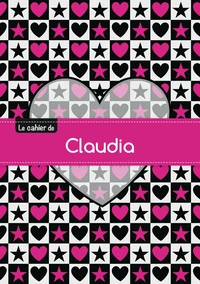Le cahier de Claudia - Blanc, 96p, A5 - C ur et étoile