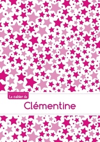  XXX - Le cahier de Clémentine - Petits carreaux, 96p, A5 - Constellation Rose.