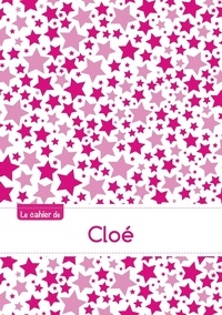  XXX - Le cahier de Cloé - Petits carreaux, 96p, A5 - Constellation Rose.
