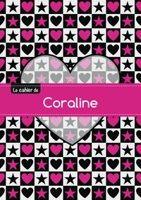 Le cahier de Coraline - Blanc, 96p, A5 - C ur et étoile