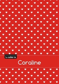  XXX - Le cahier de Coraline - Blanc, 96p, A5 - Petits c urs.