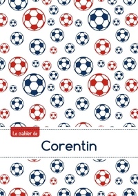  XXX - Le cahier de Corentin - Petits carreaux, 96p, A5 - Football Paris.