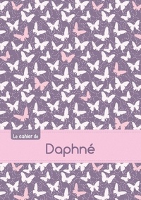  XXX - Le cahier de Daphné - Blanc, 96p, A5 - Papillons Mauve.