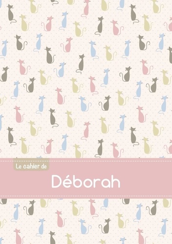  XXX - Le cahier de Déborah - Blanc, 96p, A5 - Chats.