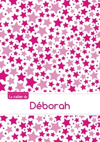 Le cahier de Déborah - Petits carreaux, 96p, A5 - Constellation Rose