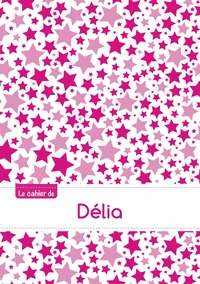 Le cahier de Délia - Blanc, 96p, A5 - Constellation Rose