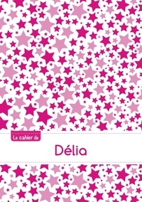  XXX - Le cahier de Délia - Petits carreaux, 96p, A5 - Constellation Rose.