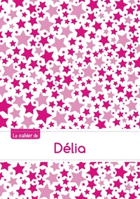 Le cahier de Délia - Petits carreaux, 96p, A5 - Constellation Rose