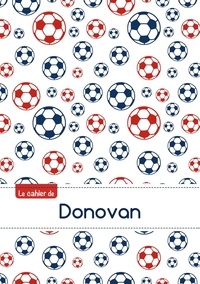  XXX - Le cahier de Donovan - Petits carreaux, 96p, A5 - Football Paris.