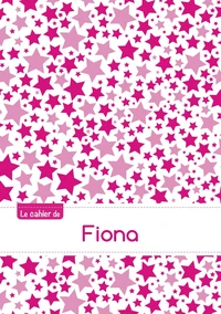 Le cahier de Fiona - Blanc, 96p, A5 - Constellation Rose