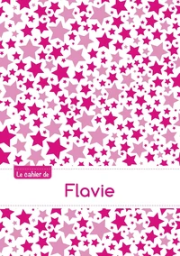 Le cahier de Flavie - Petits carreaux, 96p, A5 - Constellation Rose