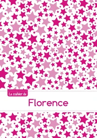 Le cahier de Florence - Blanc, 96p, A5 - Constellation Rose