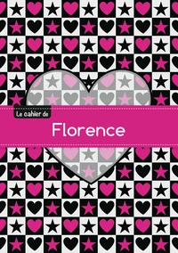 Le cahier de Florence - Petits carreaux, 96p, A5 - C ur et étoile