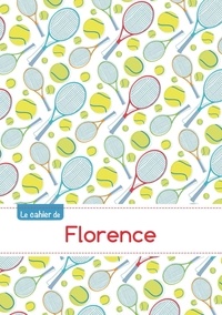  XXX - Le cahier de Florence - Petits carreaux, 96p, A5 - Tennis.