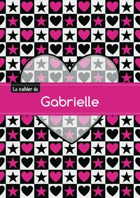 Le cahier de Gabrielle - Blanc, 96p, A5 - C ur et étoile