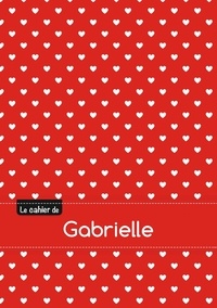  XXX - Le cahier de Gabrielle - Petits carreaux, 96p, A5 - Petits c urs.