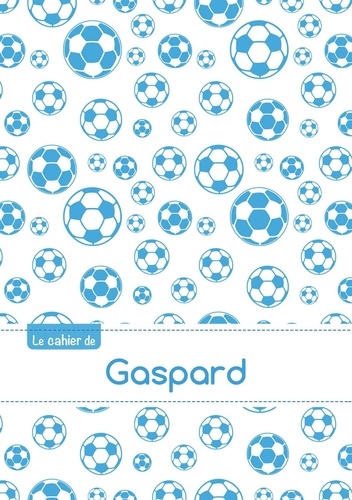  XXX - Le cahier de Gaspard - Blanc, 96p, A5 - Football Marseille.