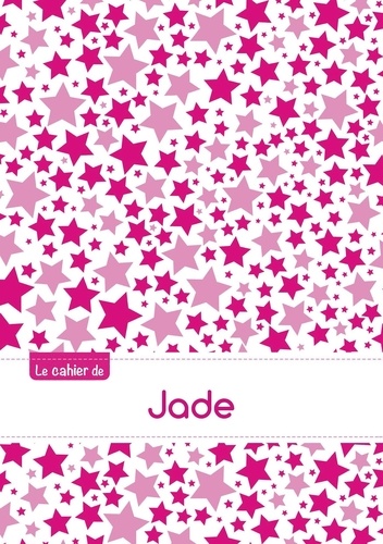  XXX - Le cahier de Jade - Petits carreaux, 96p, A5 - Constellation Rose.