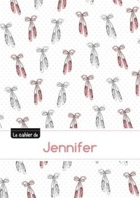  XXX - Le cahier de Jennifer - Blanc, 96p, A5 - Ballerine.
