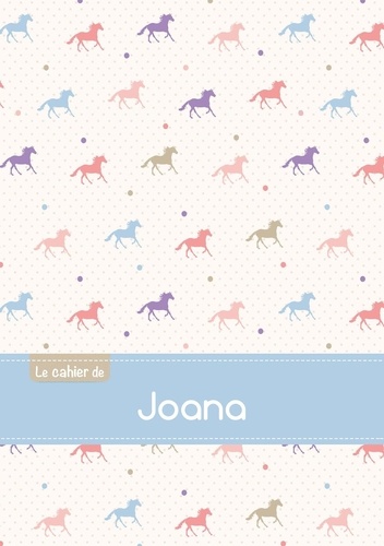  XXX - Le cahier de Joana - Blanc, 96p, A5 - Chevaux.