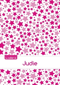 Le cahier de Judie - Petits carreaux, 96p, A5 - Constellation Rose