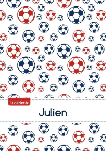  XXX - Le cahier de Julien - Petits carreaux, 96p, A5 - Football Paris.