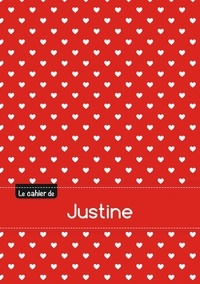  XXX - Le cahier de Justine - Blanc, 96p, A5 - Petits c urs.