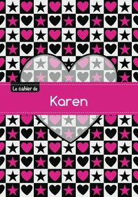 Le cahier de Karen - Blanc, 96p, A5 - C ur et étoile