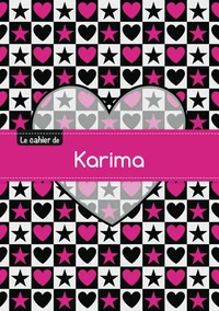 Le cahier de Karima - Petits carreaux, 96p, A5 - C ur et étoile