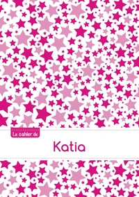 Le cahier de Katia - Blanc, 96p, A5 - Constellation Rose