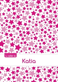 Le cahier de Katia - Séyès, 96p, A5 - Constellation Rose