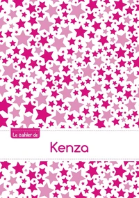 Le cahier de Kenza - Petits carreaux, 96p, A5 - Constellation Rose