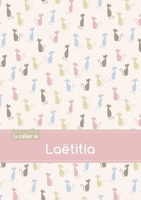  XXX - Le cahier de Laëtitia - Blanc, 96p, A5 - Chats.