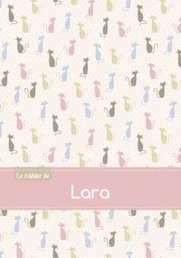  XXX - Le cahier de Lara - Petits carreaux, 96p, A5 - Chats.