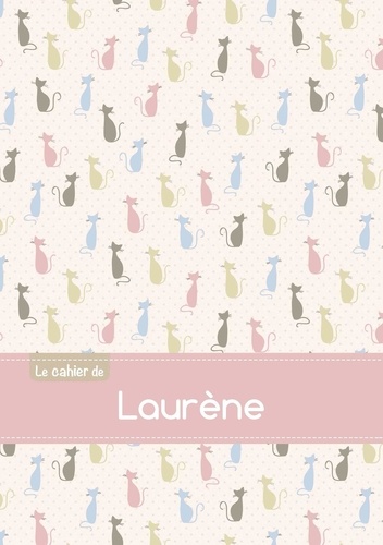  XXX - Le cahier de Laurène - Blanc, 96p, A5 - Chats.