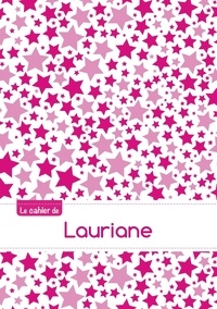  XXX - Le cahier de Lauriane - Petits carreaux, 96p, A5 - Constellation Rose.