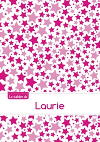 Le cahier de Laurie - Blanc, 96p, A5 - Constellation Rose