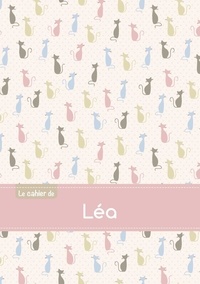  XXX - Le cahier de Léa - Petits carreaux, 96p, A5 - Chats.