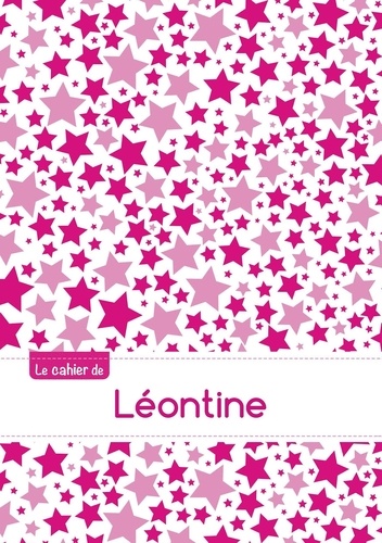  XXX - Le cahier de Léontine - Blanc, 96p, A5 - Constellation Rose.