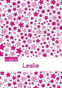 Le cahier de Leslie - Blanc, 96p, A5 - Constellation Rose