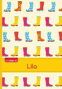 Le cahier de Lila - Blanc, 96p, A5 - Bottes de pluie