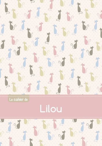  XXX - Le cahier de Lilou - Petits carreaux, 96p, A5 - Chats.