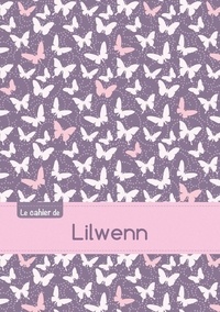  XXX - Le cahier de Lilwenn - Blanc, 96p, A5 - Papillons Mauve.